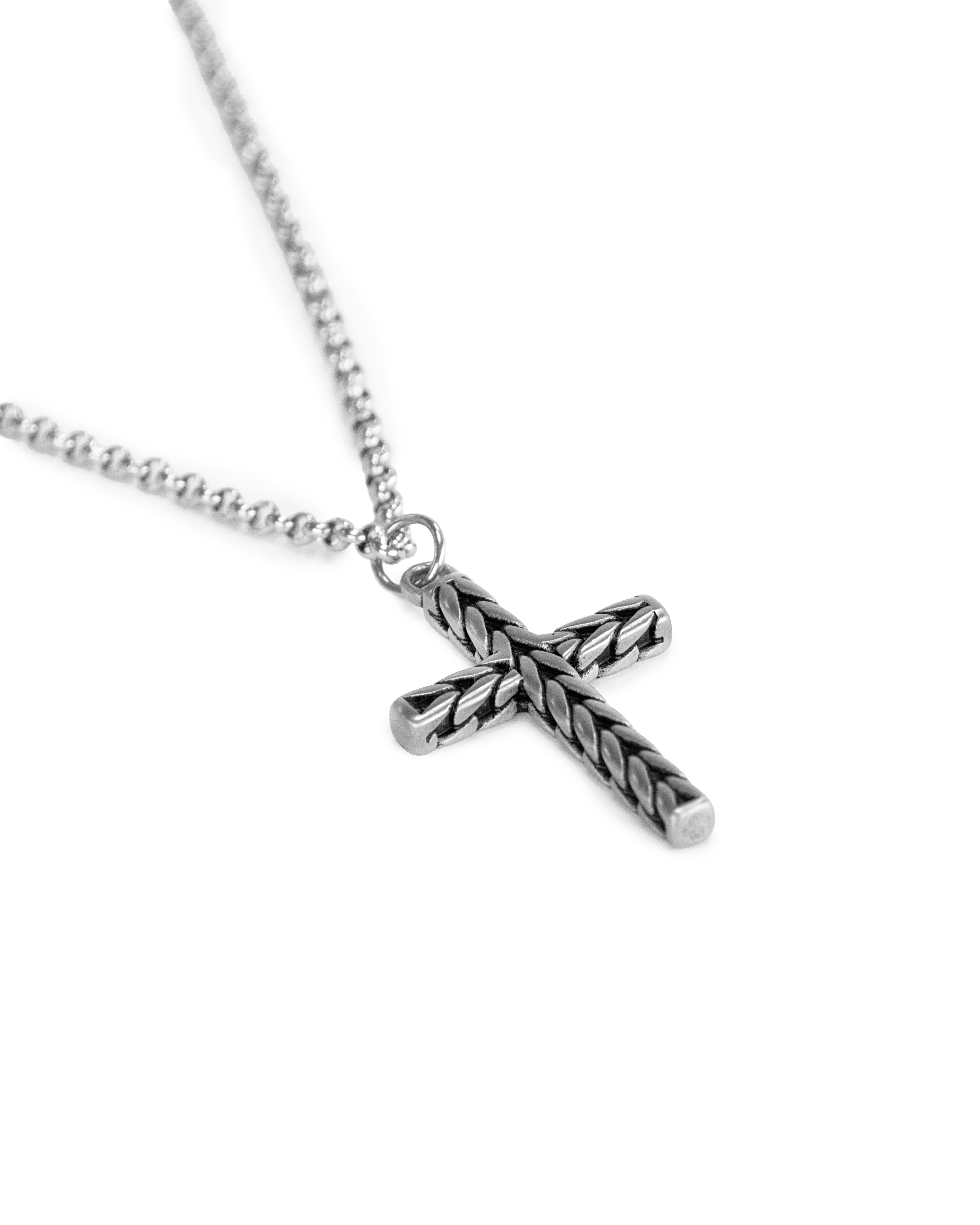 CRUZ TRENZADA SILVER