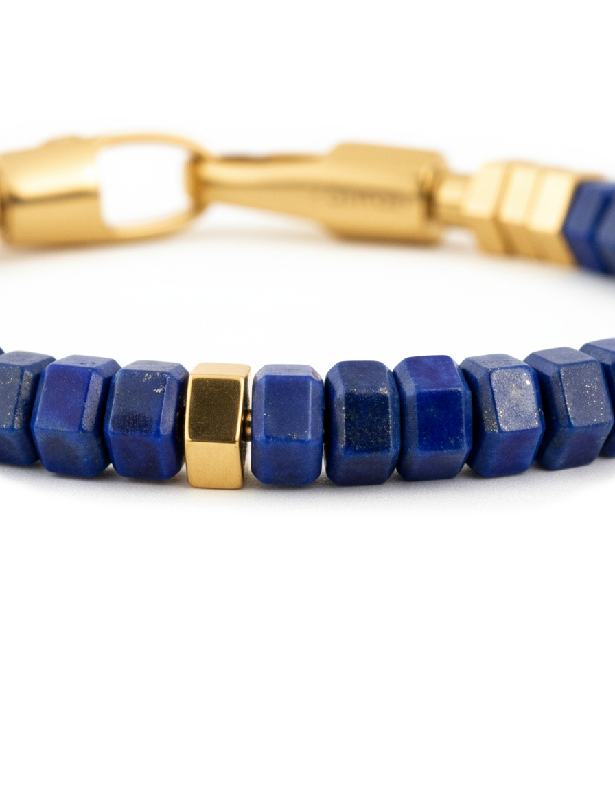 BASSEIN LAPIS LAZULI GOLD