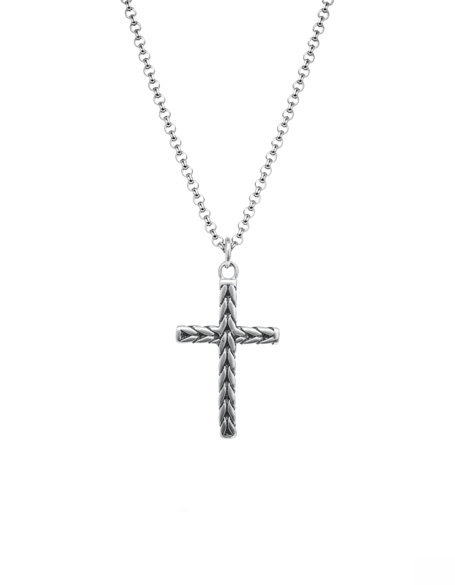 CRUZ TRENZADA SILVER