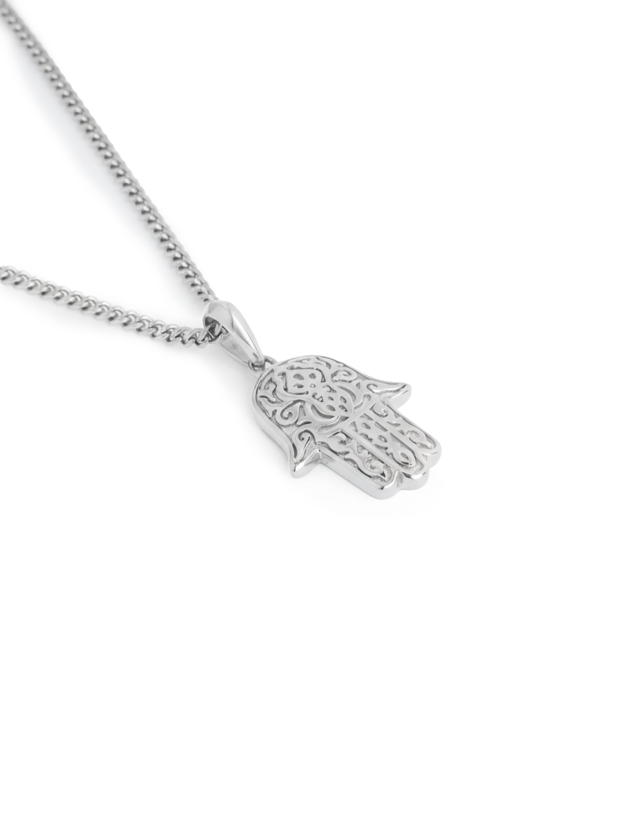 MANO DE FATIMA SILVER