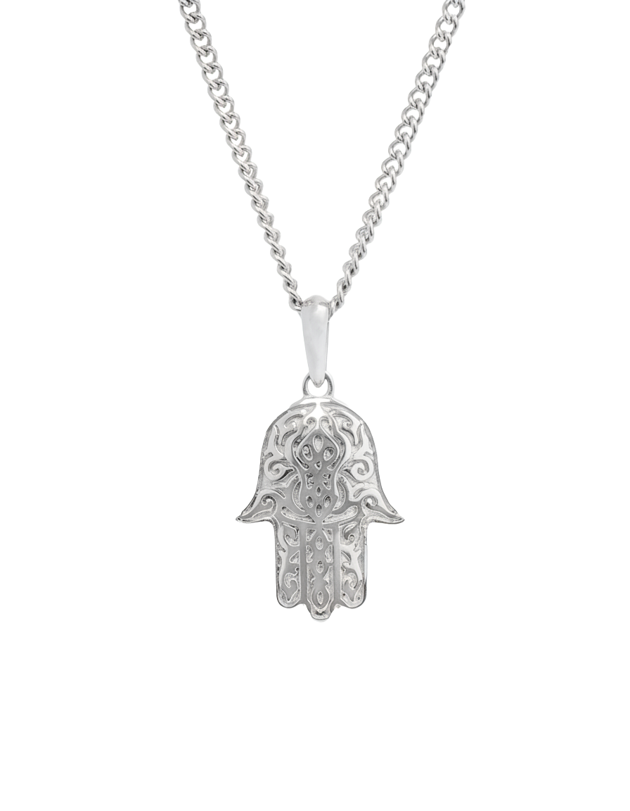 MANO DE FATIMA SILVER
